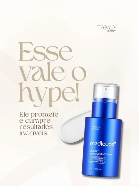 Publicação da Tamly apresentando Medicube