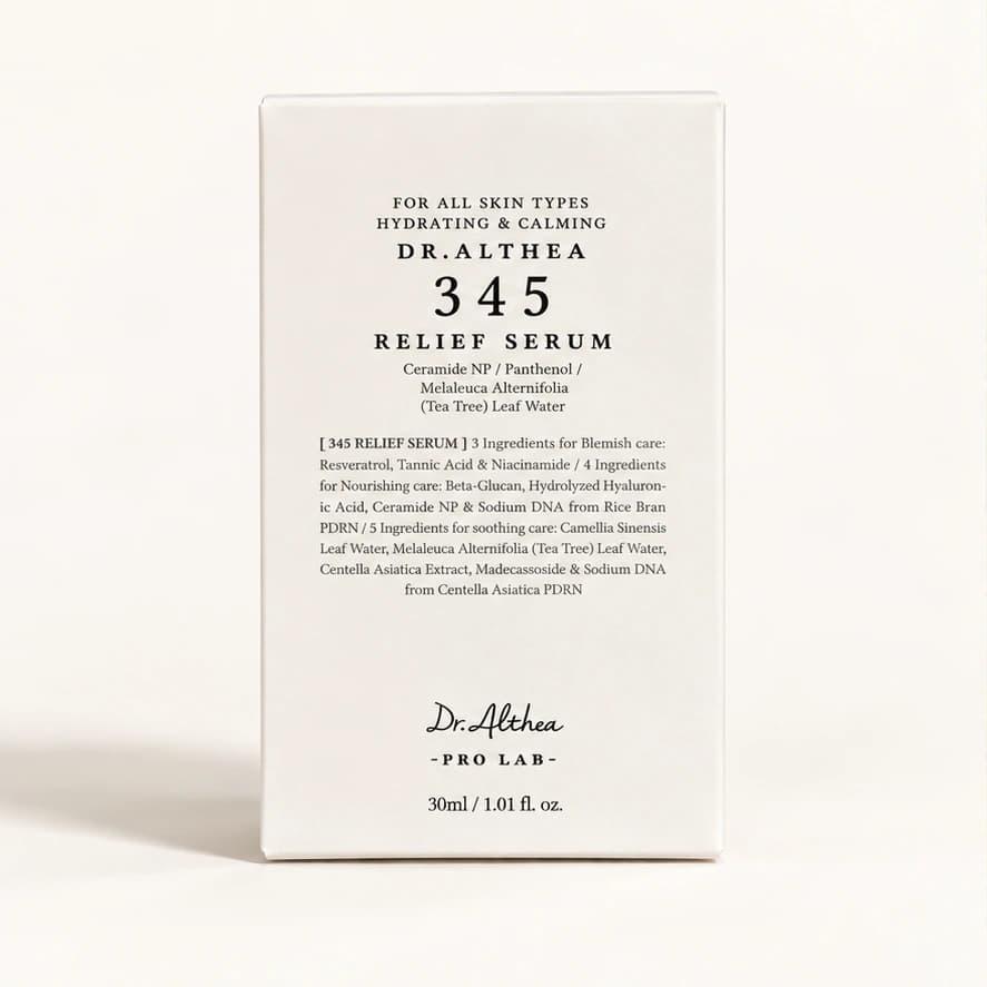 Dr. Althea 345 Relief Serum — 30 ml — imagem ilustrativa do produto gerada a partir da embalagem real.