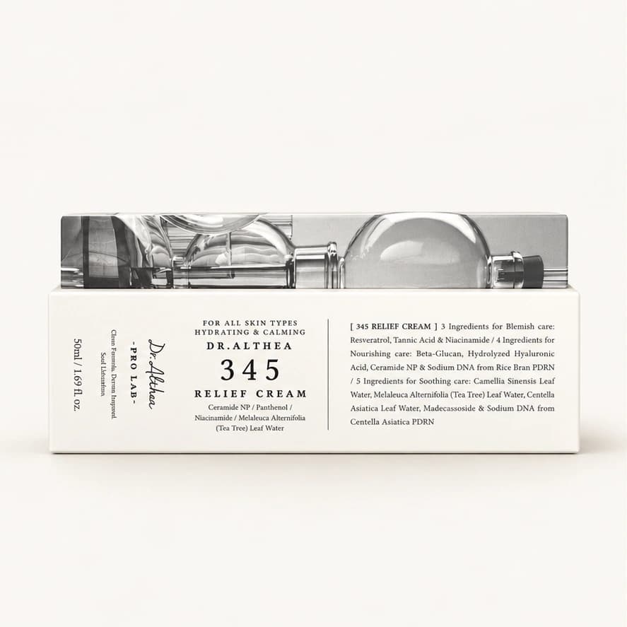 Dr. Althea 345 Relief Cream — 50 ml — imagem ilustrativa do produto gerada a partir da embalagem real.