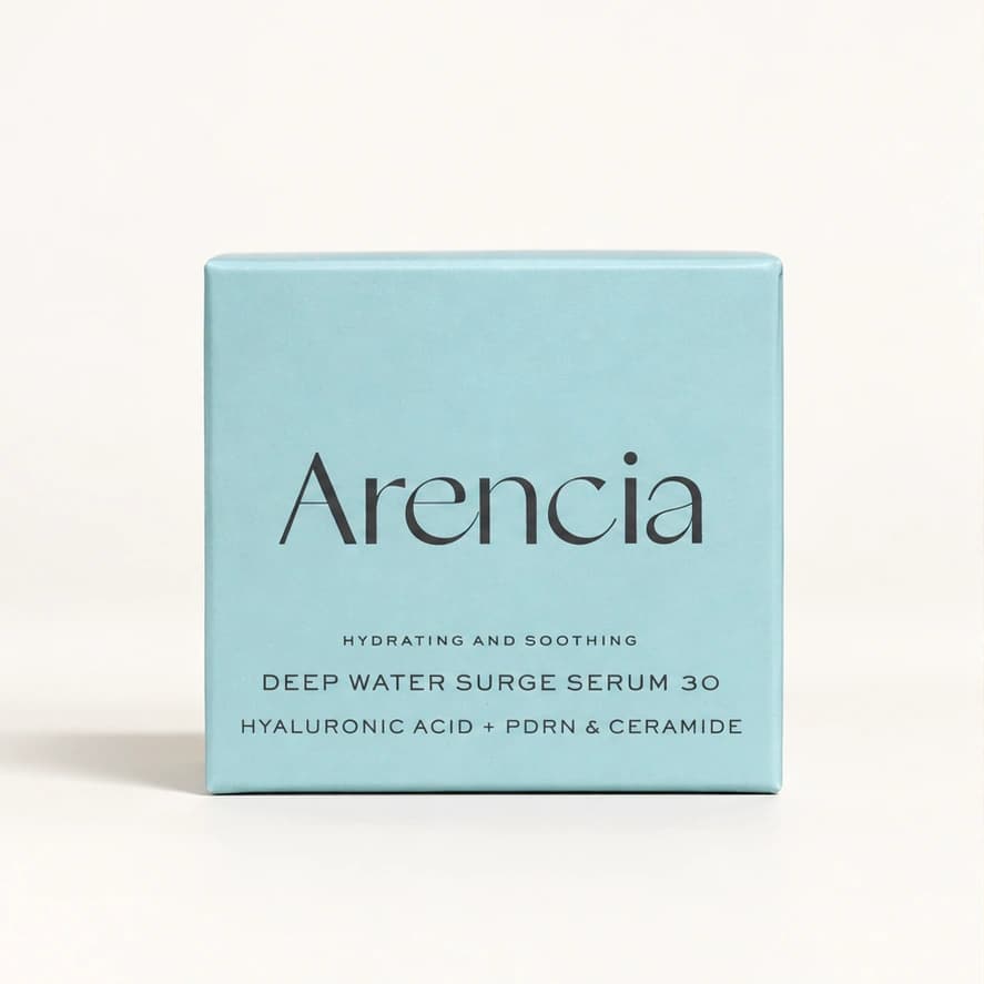 Arencia Deep Water Surge Serum 30 — 50 g — imagem ilustrativa do produto gerada a partir da embalagem real.