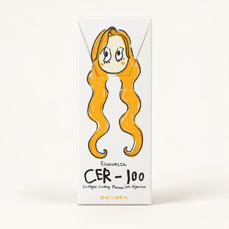 Elizavecca CER-100 Collagen Coating Protein Ion Injection — 50 ml — imagem ilustrativa do produto gerada a partir da embalagem real.
