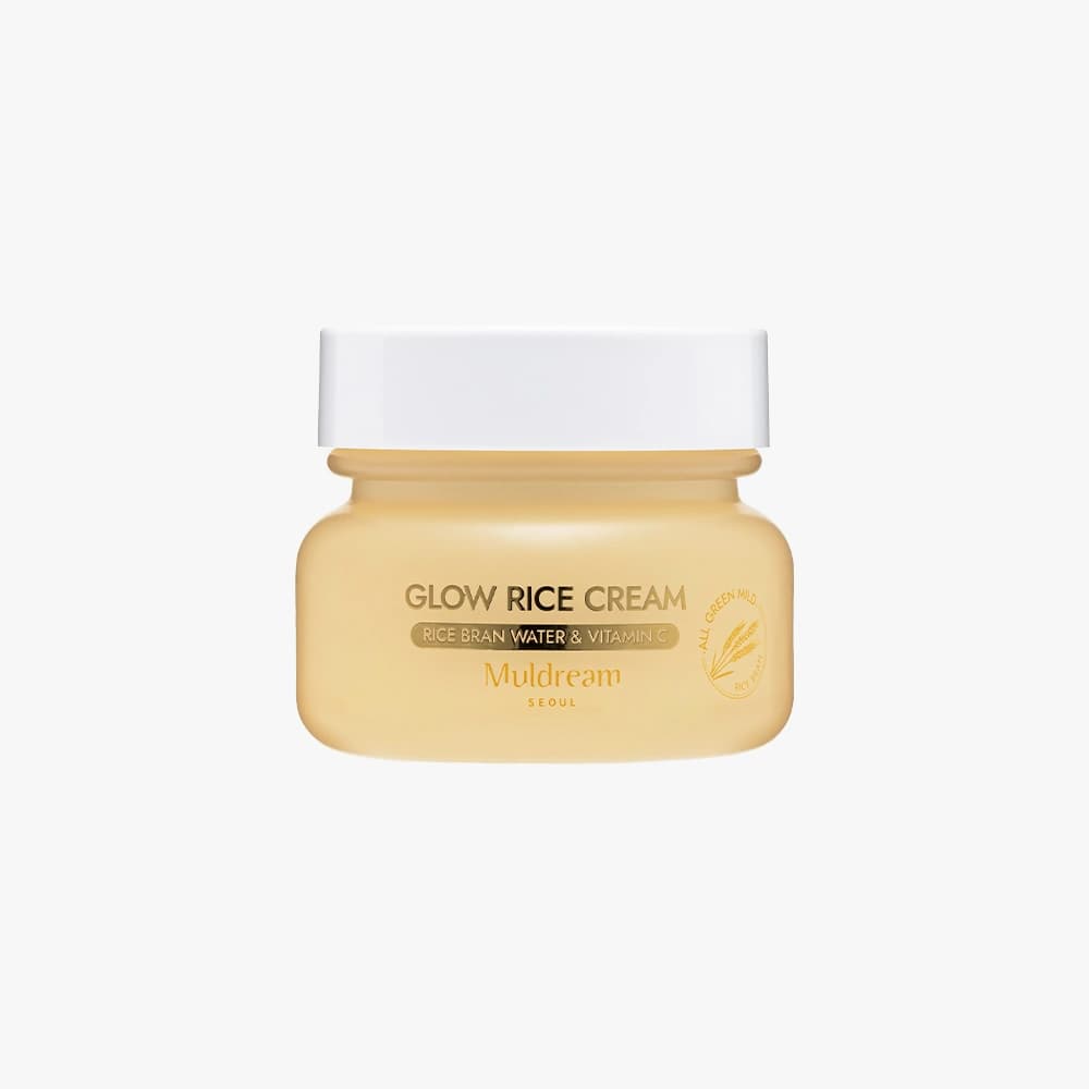 Muldream Creme Facial All Green Mild  de Arroz e Vitamina C — fotografia oficial da marca.
