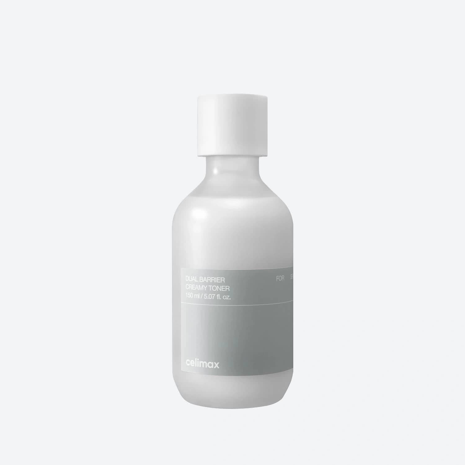 Celimax Dual Barrier Creamy Toner (150ml) — fotografia oficial da marca.