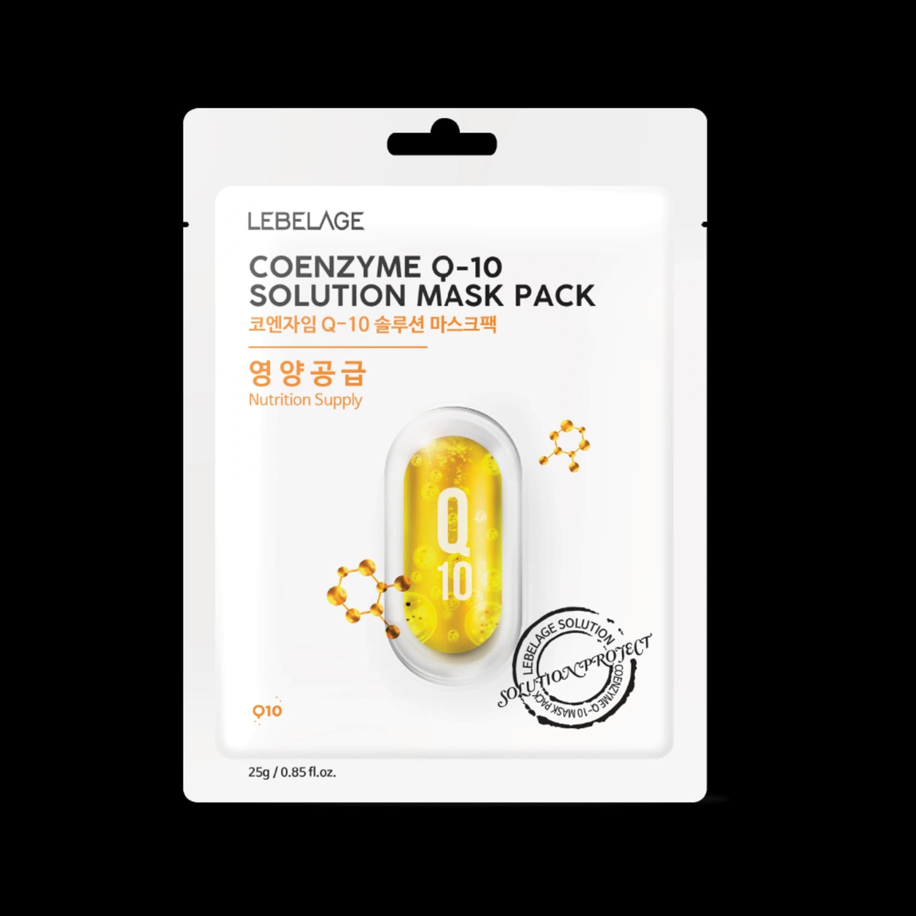 Lebelage Máscara Facial de Coenzyme Q10 — fotografia oficial da marca.