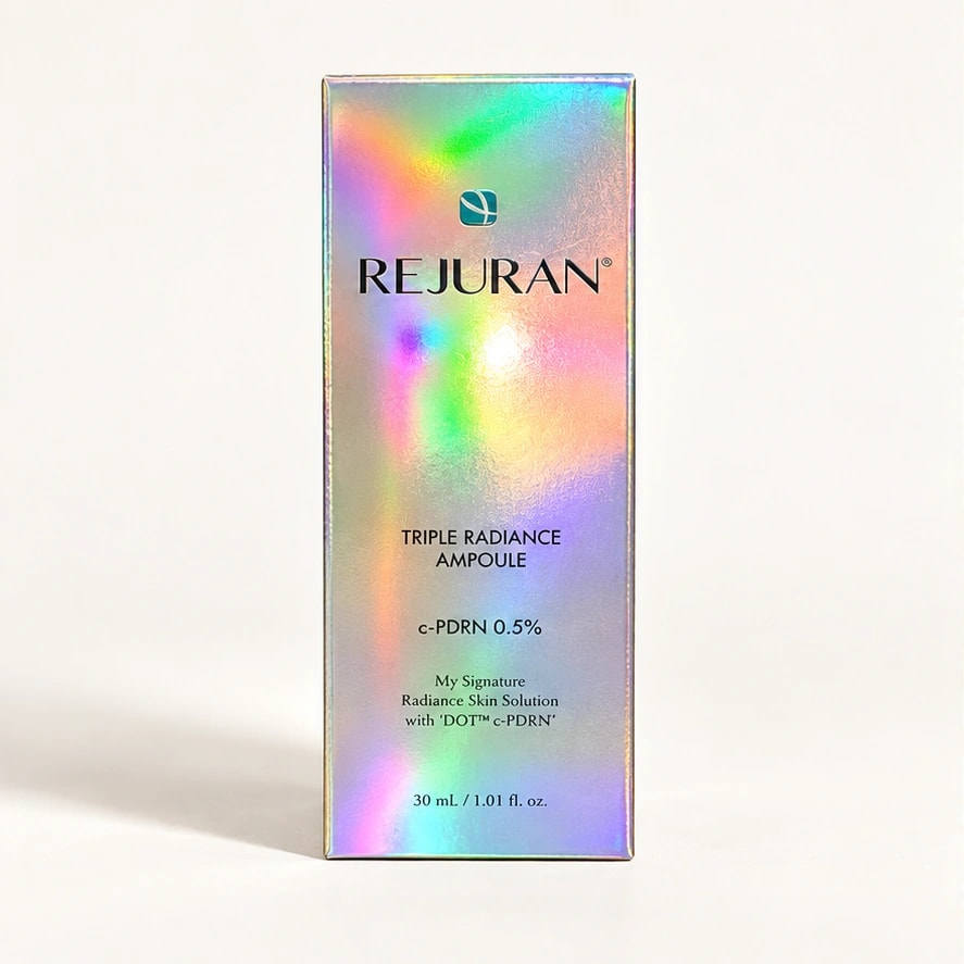 REJURAN Triple Radiance Ampoule — 30 ml — imagem ilustrativa do produto gerada a partir da embalagem real.