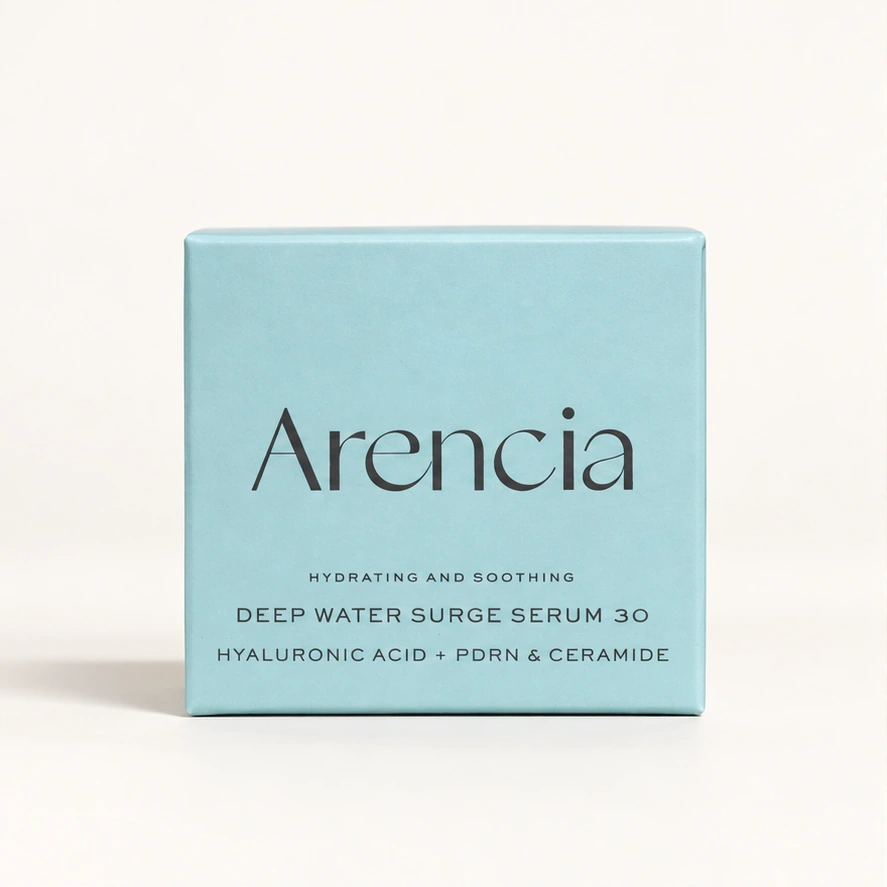 Arencia Deep Water Surge Serum 30 — 50 g — imagem ilustrativa do produto gerada a partir da embalagem real.