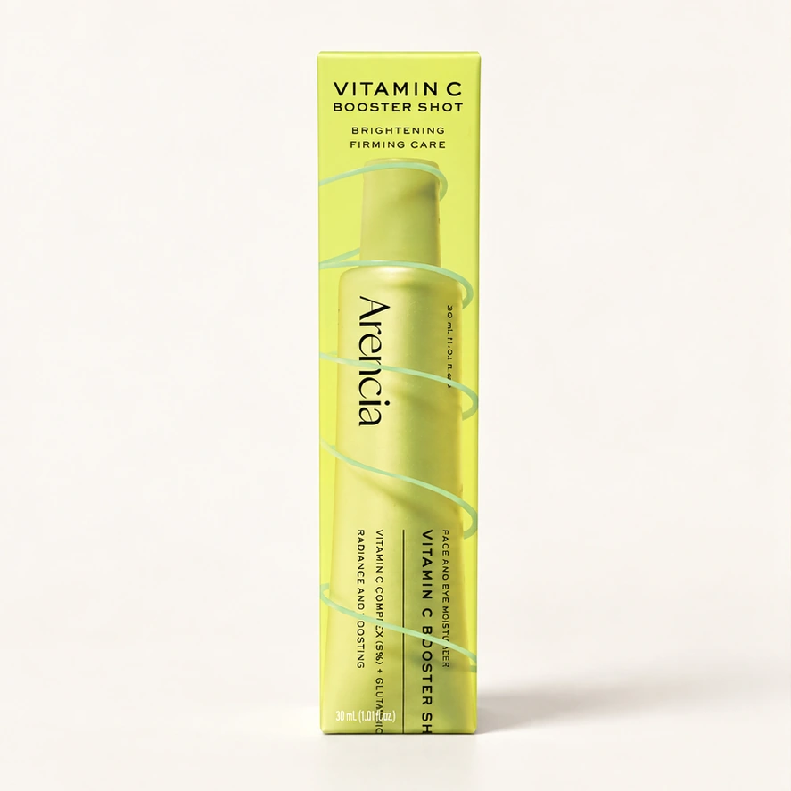 Arencia Vitamin C Booster Shot — 30 ml — imagem ilustrativa do produto gerada a partir da embalagem real.