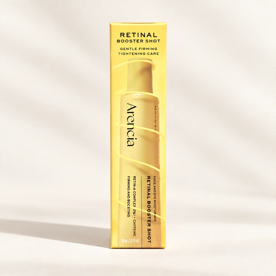 Arencia Retinal Booster Shot — 30 ml — imagem ilustrativa do produto gerada a partir da embalagem real.