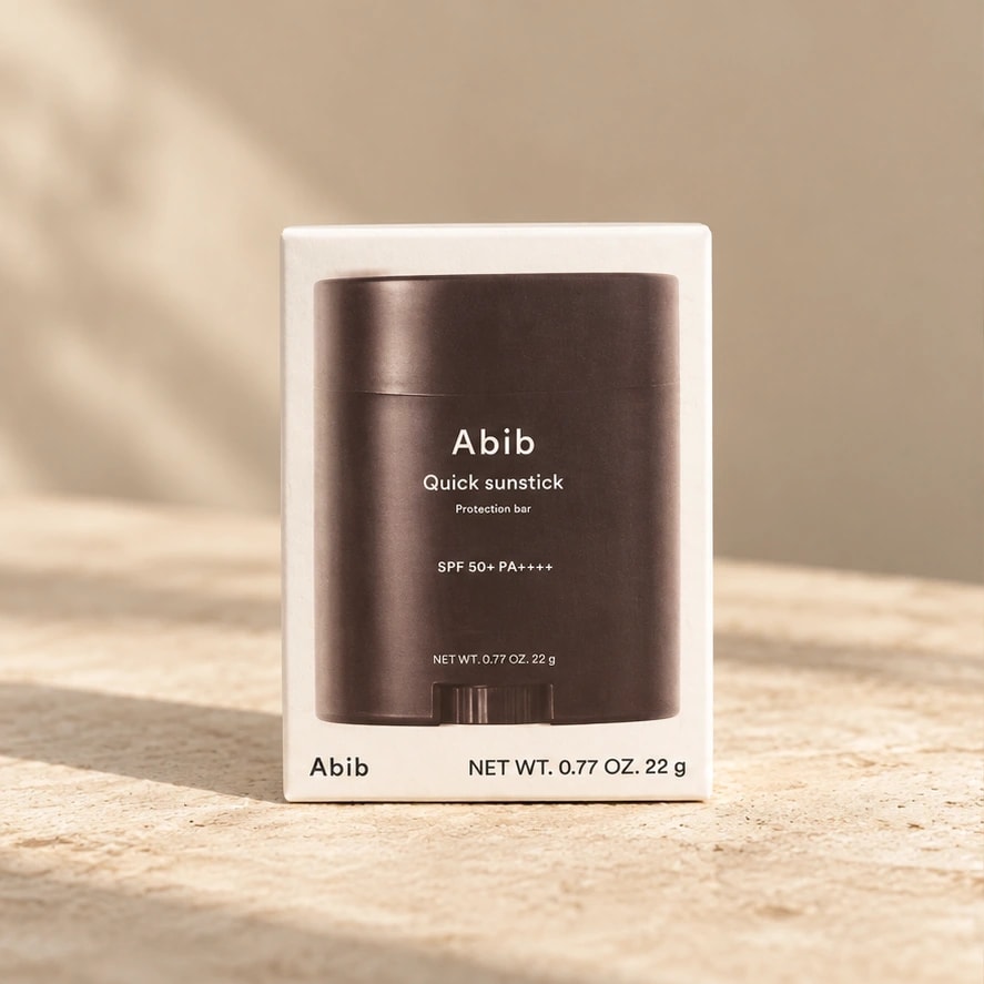 Abib Quick Sunstick Protection Bar SPF50+ PA++++ — 22 g — imagem ilustrativa do produto gerada a partir da embalagem real.