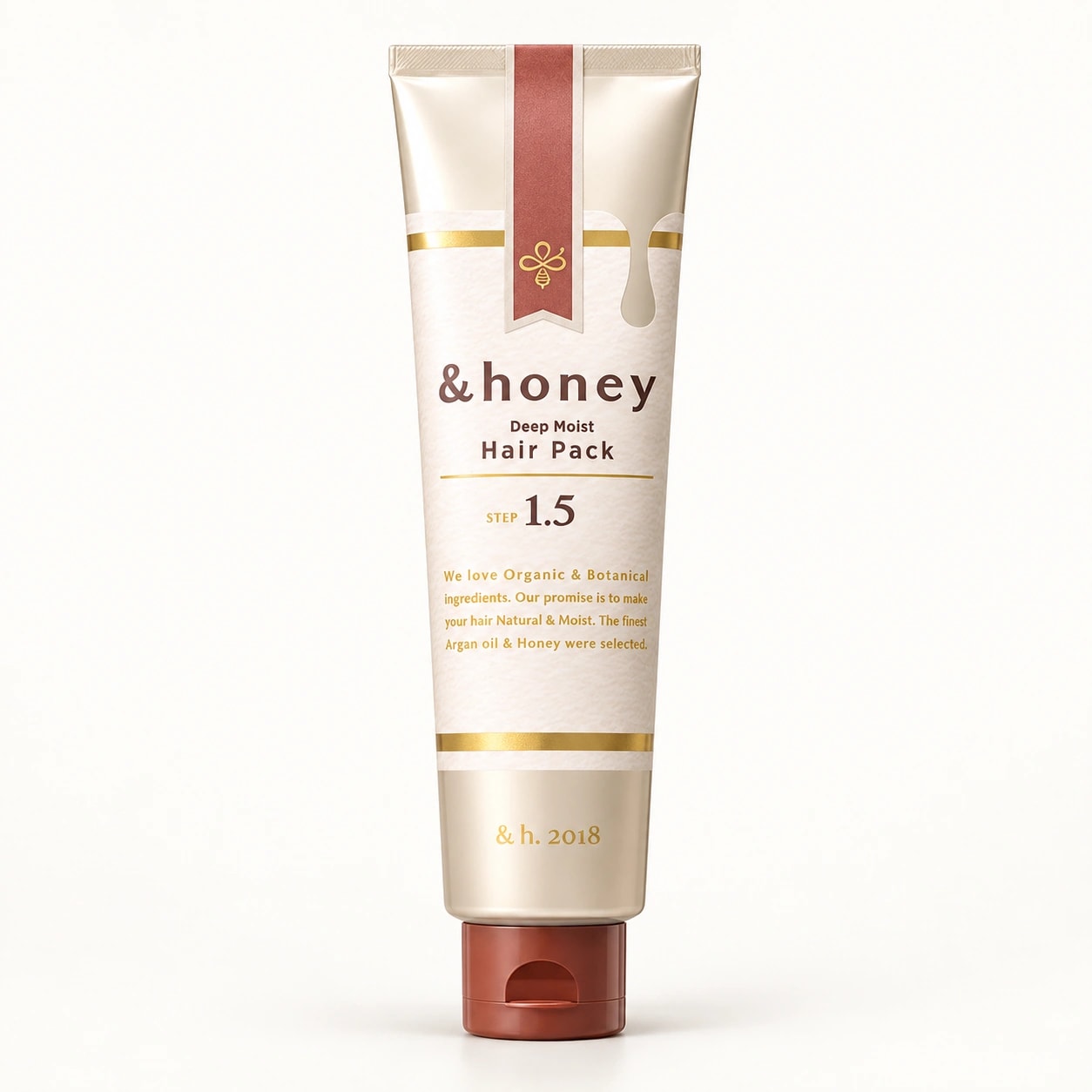 &honey Deep Moist Hair Pack 1.5 — imagem ilustrativa baseada na embalagem original.