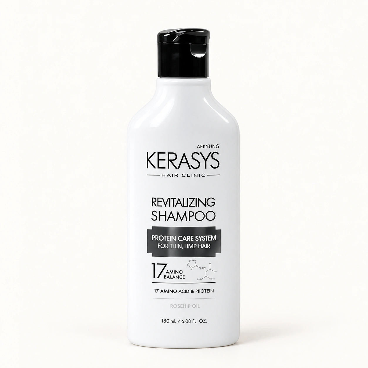 Kerasys Revitalizing Shampoo 180ml — imagem ilustrativa baseada na embalagem original.