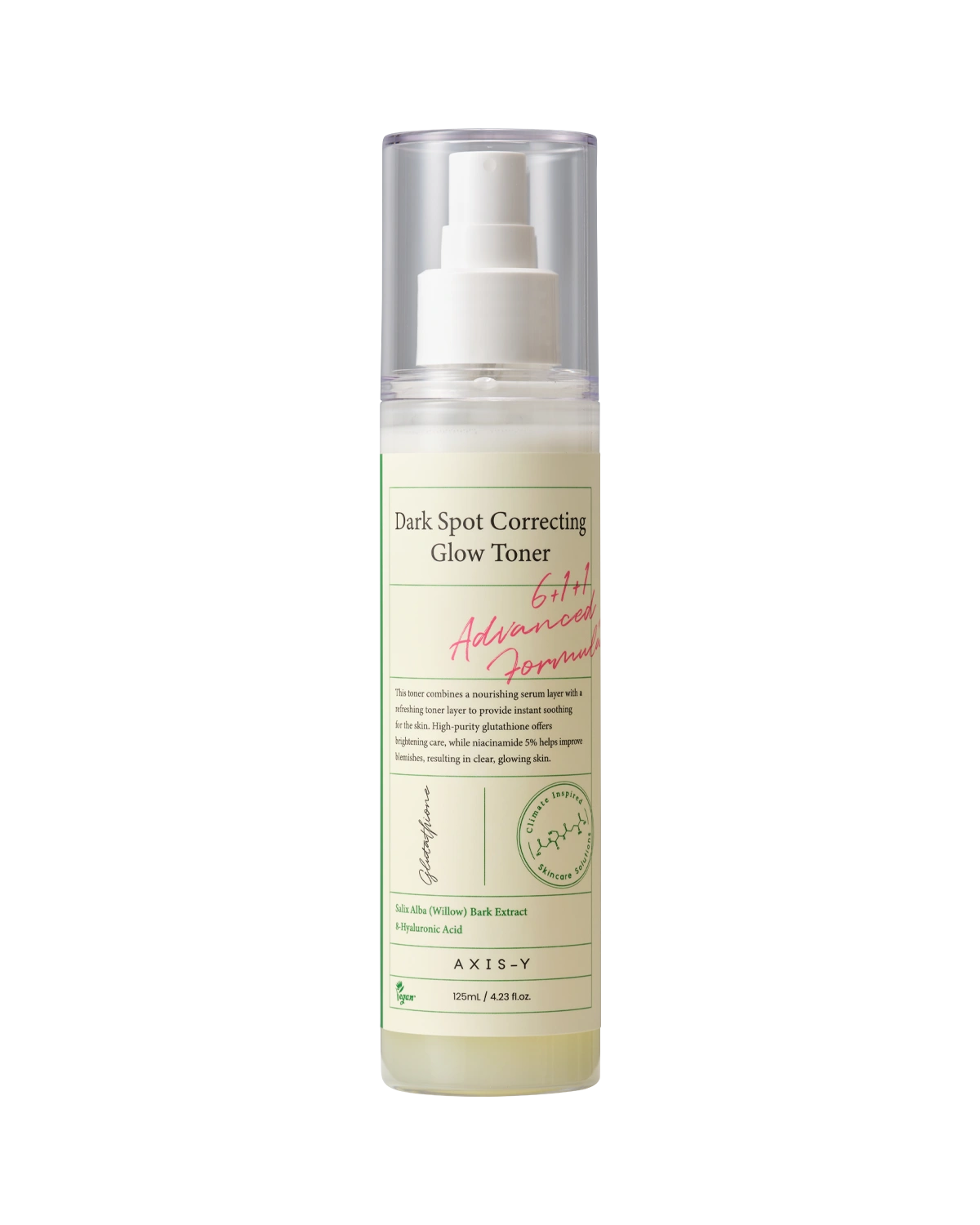 AXIS-Y Dark Spot Correcting Glow Toner — fotografia do produto.