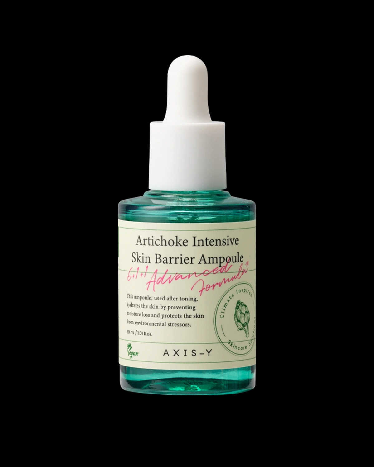 AXIS-Y Artichoke Intensive Skin Barrier Ampoule — fotografia do produto.