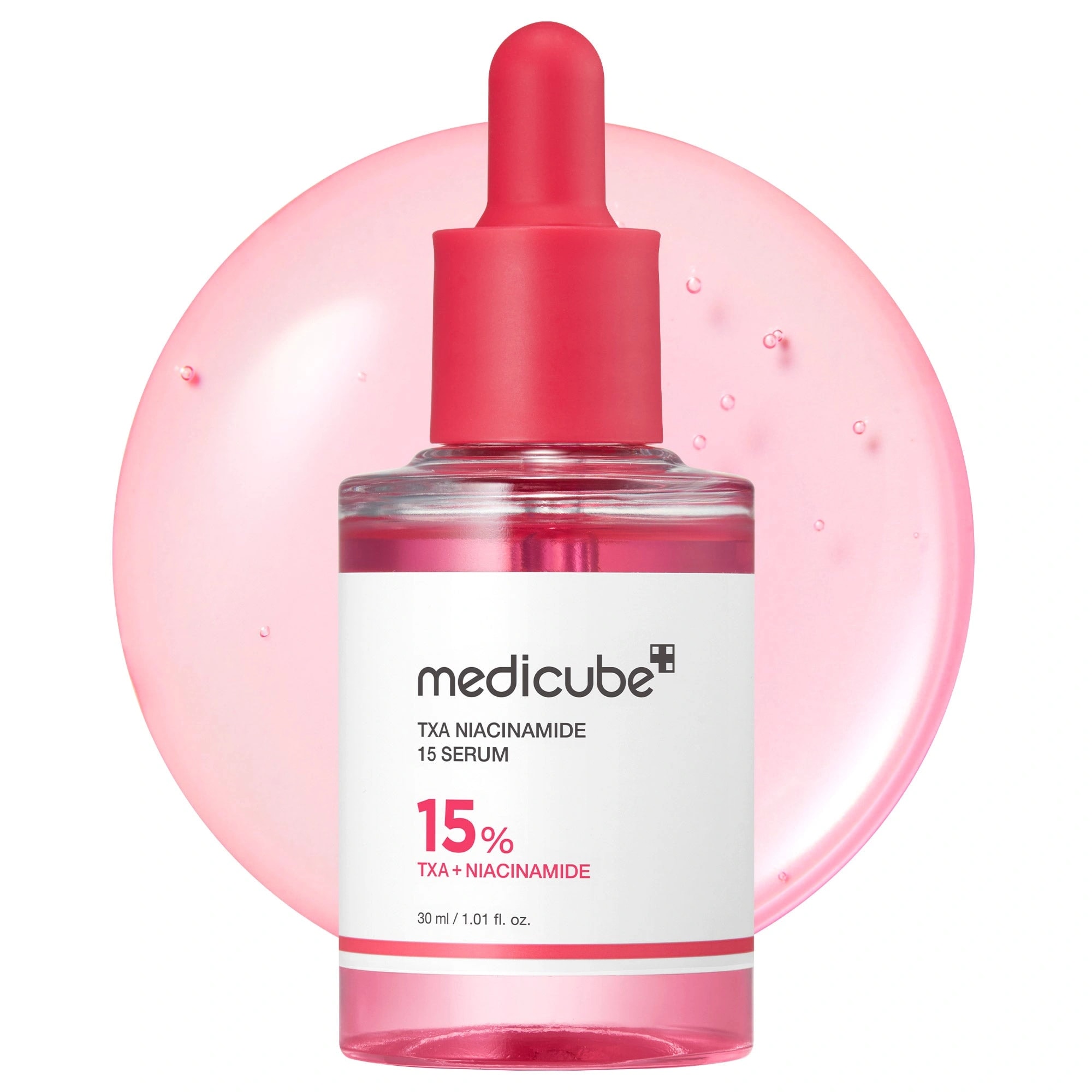 Medicube TXA Niacinamide 15 Serum — fotografia do produto.
