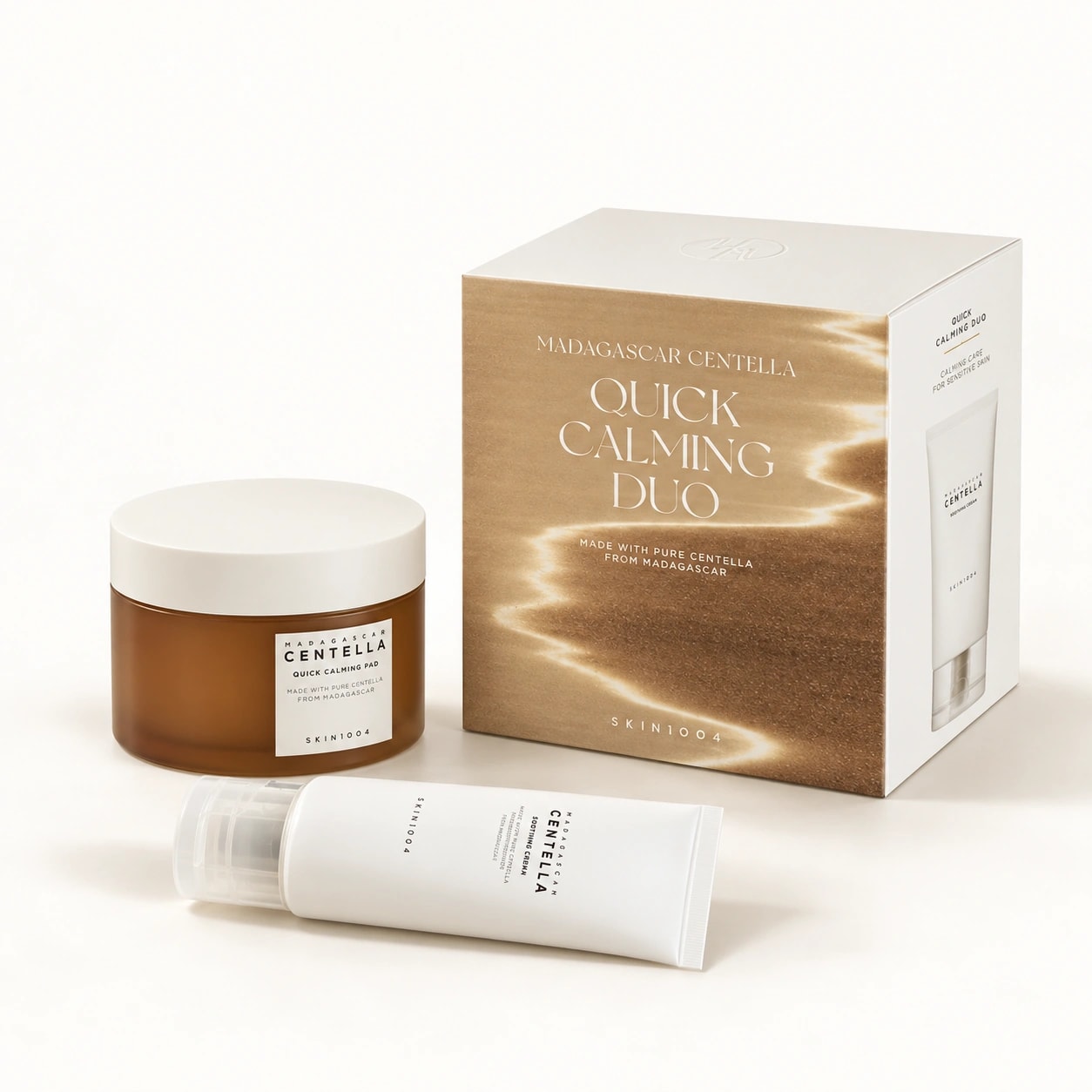 MADAGASCAR CENTELLA LINHA CENTELLA QUICK CALMING DUO — imagem ilustrativa baseada na embalagem original.