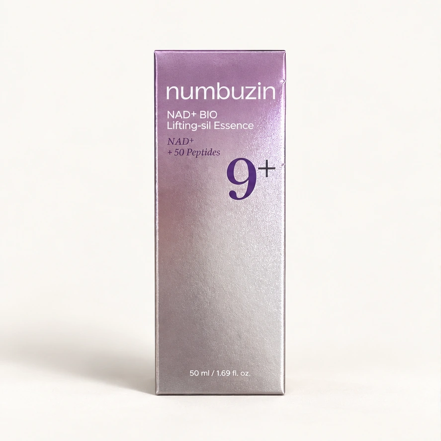 numbuzin 9+ NAD+ BIO Lifting-sil Essence — 50 ml — imagem ilustrativa do produto gerada a partir da embalagem real.
