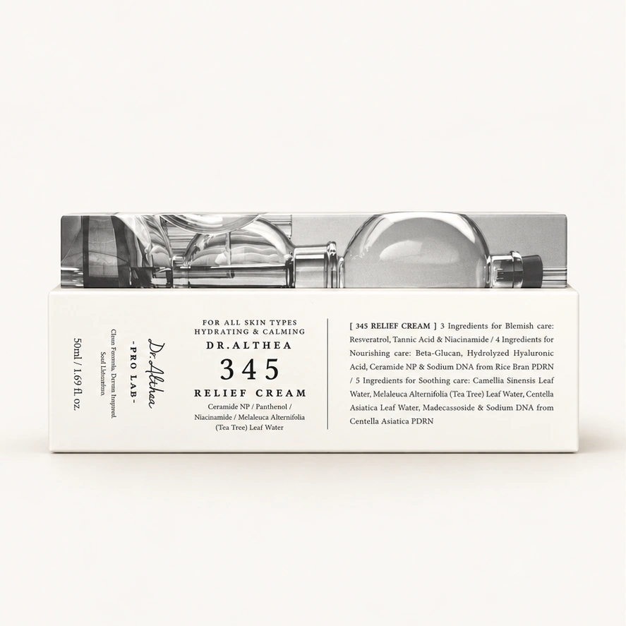 Dr. Althea 345 Relief Cream — 50 ml — imagem ilustrativa do produto gerada a partir da embalagem real.
