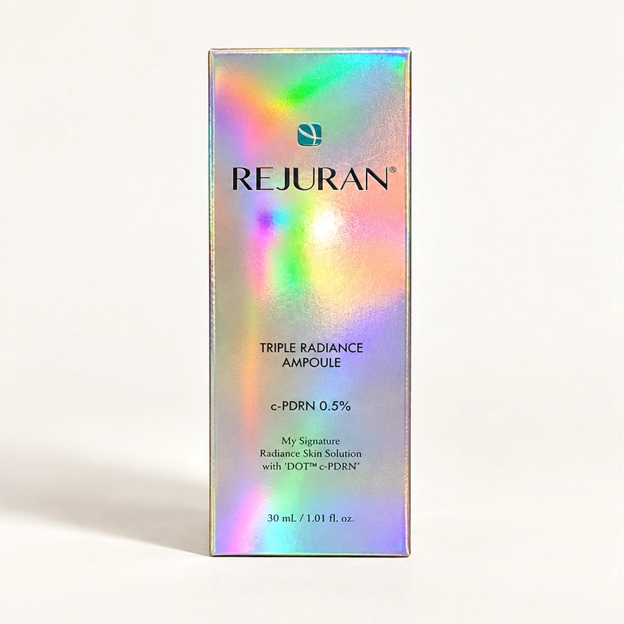 REJURAN Triple Radiance Ampoule — 30 ml — imagem ilustrativa do produto gerada a partir da embalagem real.