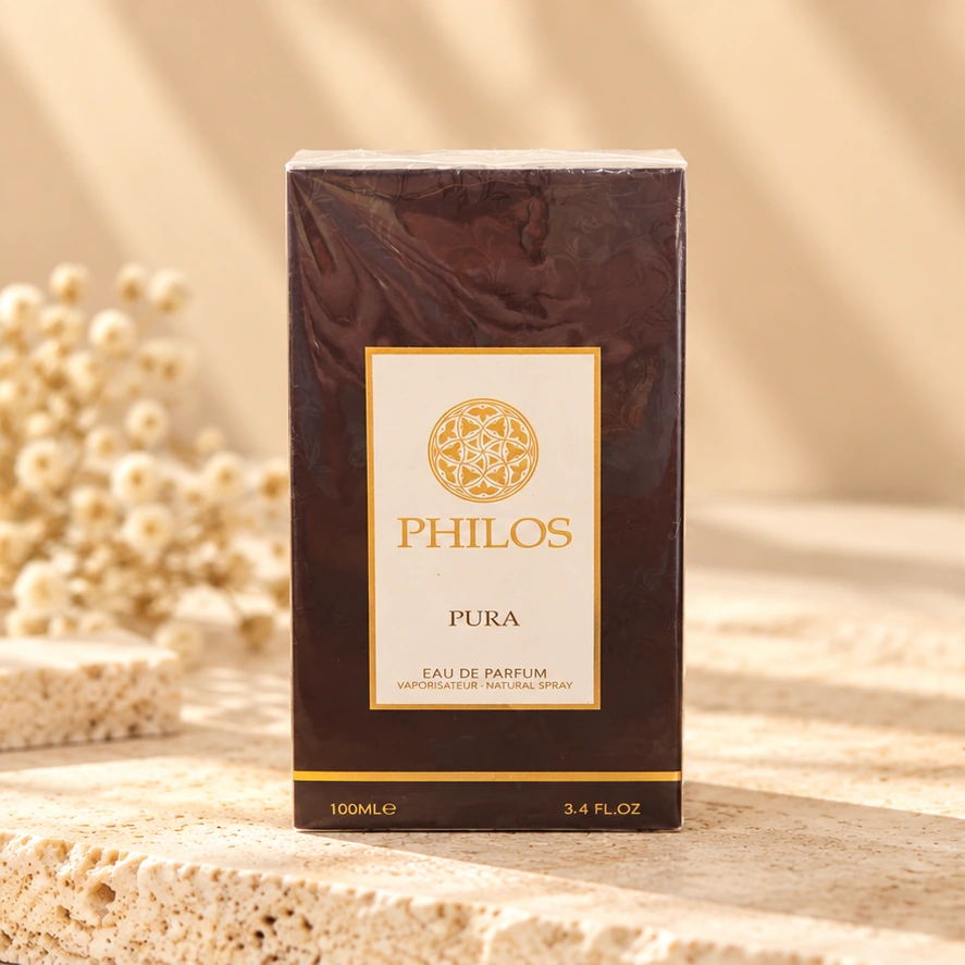 Maison Alhambra Philos Pura Eau de Parfum — 100 ml — imagem profissional ilustrativa do produto.