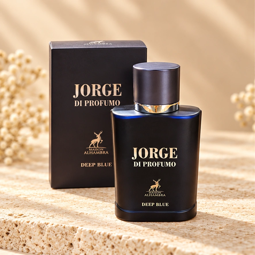 Maison Alhambra Jorge di Profumo Deep Blue — imagem profissional ilustrativa do produto.