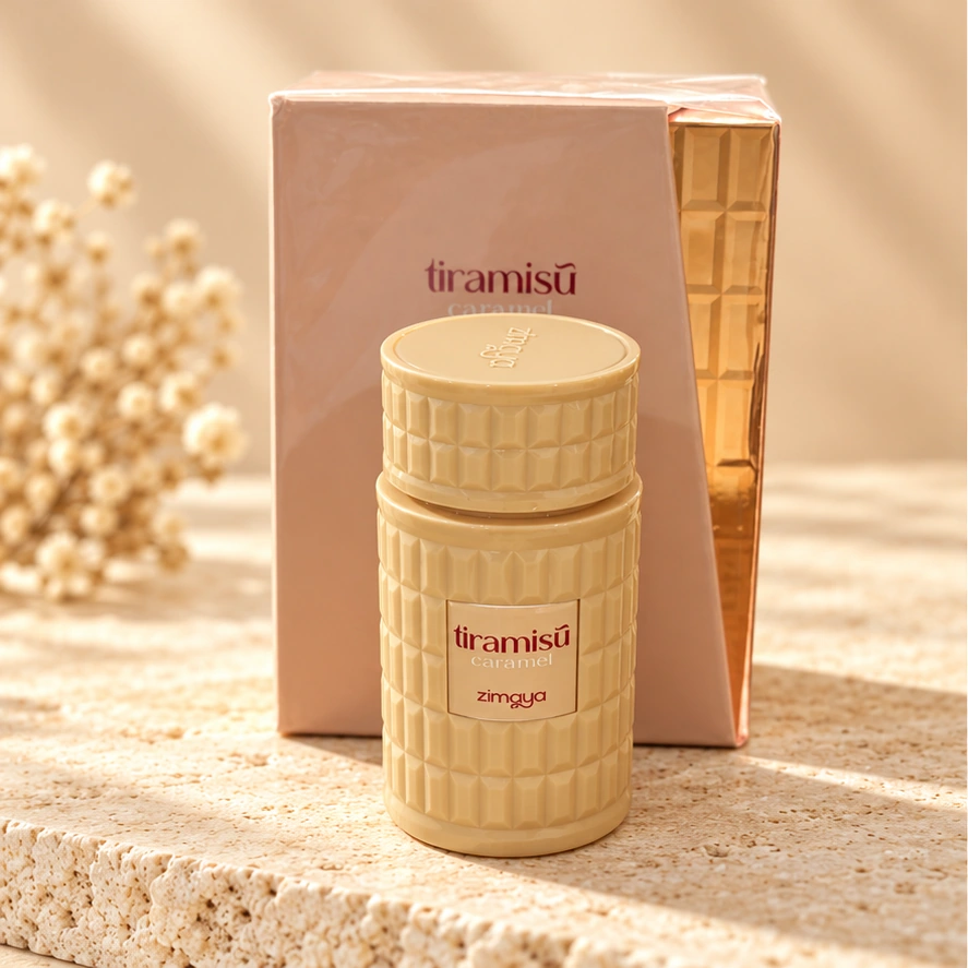 Zimaya Tiramisu Caramel — imagem profissional ilustrativa do produto.
