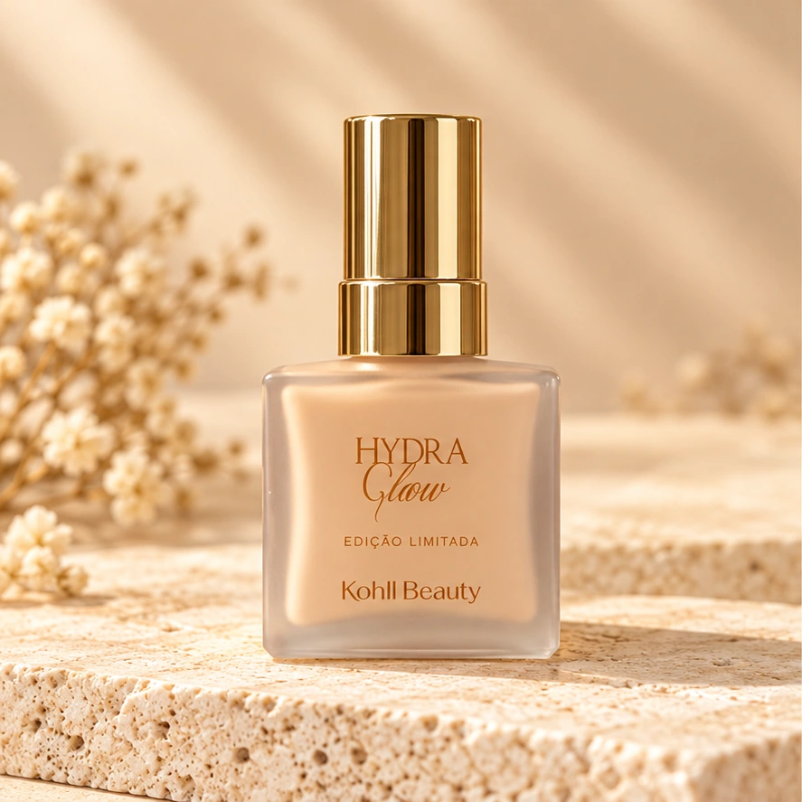 Kohll Beauty Hydra Glow Edição Limitada — Citrino — 50 g — imagem profissional ilustrativa do produto.