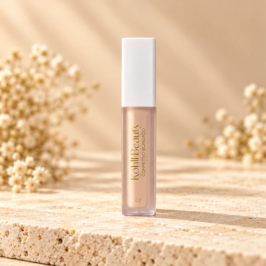 Kohll Beauty Corretivo Blindado — cor 02 — imagem profissional ilustrativa do produto.
